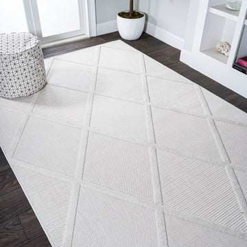 Salines Diamond Trellis Indoor/outdoor Area Rug